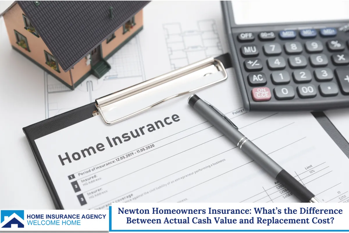 Newton Homeowners Insurance: What’s the Difference Between Actual Cash Value and Replacement Cost?